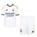 Günstige Real Madrid Babykleidung Heim Fussballtrikot Kinder 2023-24 Kurzarm (+ kurze hosen)